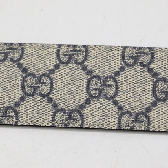 GUCCI Blue & Beige GG Marmont Belt 411924 Size 90/36 US - Picture 7 of 16